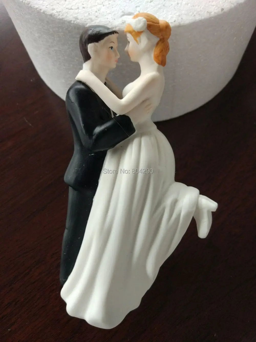 Free Shipping Party Cake Decoration Couple Figurine Ceramic Wedding
