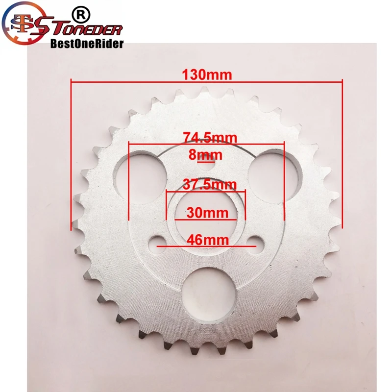 Stoneder Алюминий задний привод звездочка цепной передачи 420 31 зуб 30 мм для Z50A Z50 Z50R Z50J обезьяна велосипед