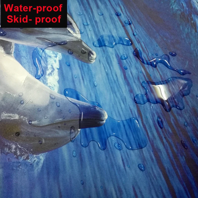 Пользовательские фото обои современные галька Золотая рыбка 3D напольная плитка фрески кухня ванная комната носить Нескользящие водонепроницаемые ПВХ обои 3 D