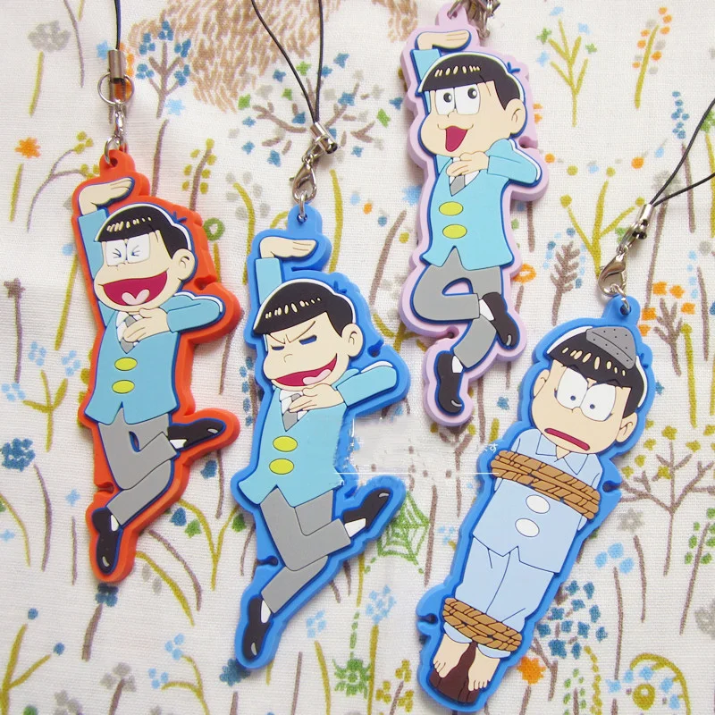 

1pcs Funny Mr.Osomatsu San Konya wa Saikou Matsuno Ichimatsu Todomatsu Choromatsu Portachiavi Keychain Keychain Gift Pendant