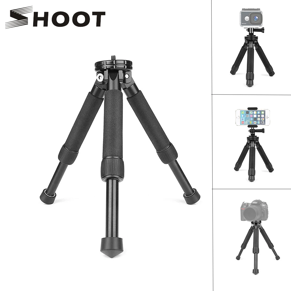 Легкий мини портативный дорожный настольного типа штатив для GoPro Hero 7 6 5 Black Canon Nikon Sony Экшн-камера для телефона Легкий мини портативный дорожный настольного типа штатив для GoPro Hero 7 6 5 Black Canon Nikon Sony Экшн-камера для телефона