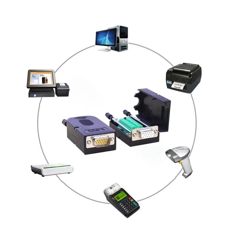 DB9 Мужской Женский Разъем Терминал DB9 разъем мужской RS232 DB9 без сварки последовательный порт COM порт 9 Pin