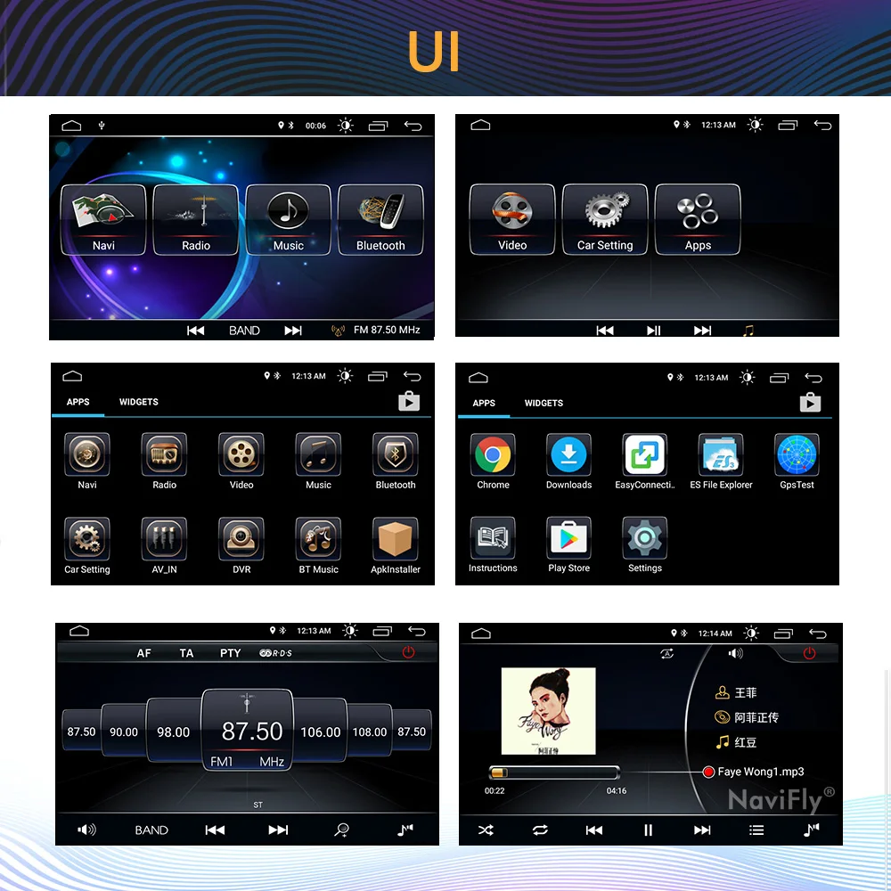 Top NaviFly Android 8.1 car stereo radio gps for GEELY Emgrand GX7 EX7 X7 auto dvd multimedia player head unit with WIFI BT 2 din 28