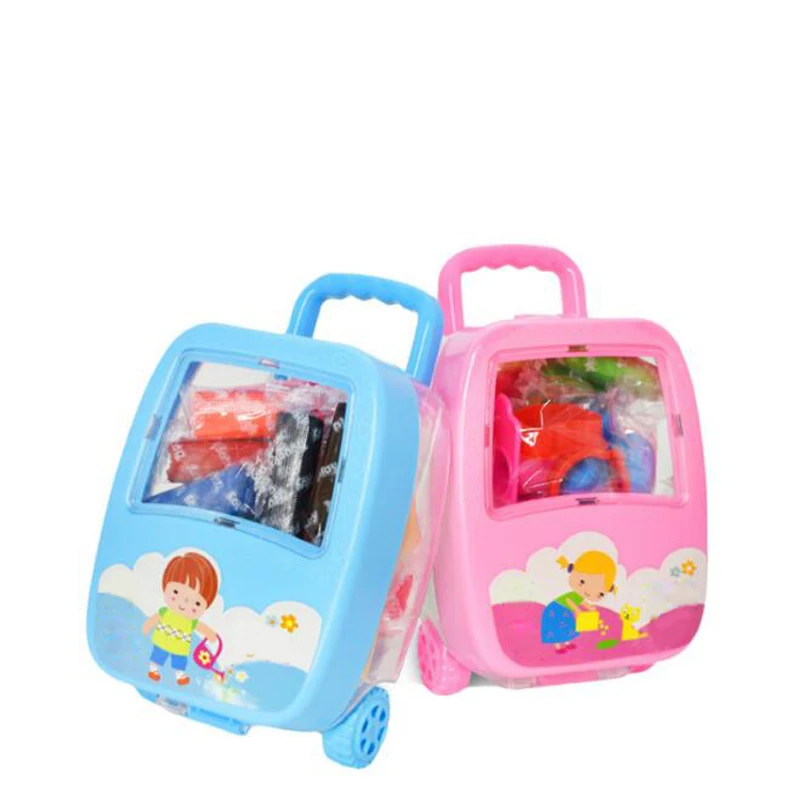 

1 Set 18 Colors DIY Trolley Modeling Clay Plasticine Mud Mould Educational Toys for Kids Children Handmade Funny Games Gifts