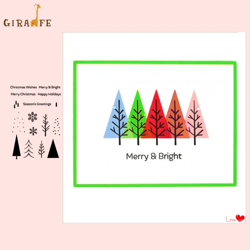 

The tree Decor Transparent Clear Silicone Stamp/Seal for DIY Scrapbooking/Album Craft Decorative Clear Stamp