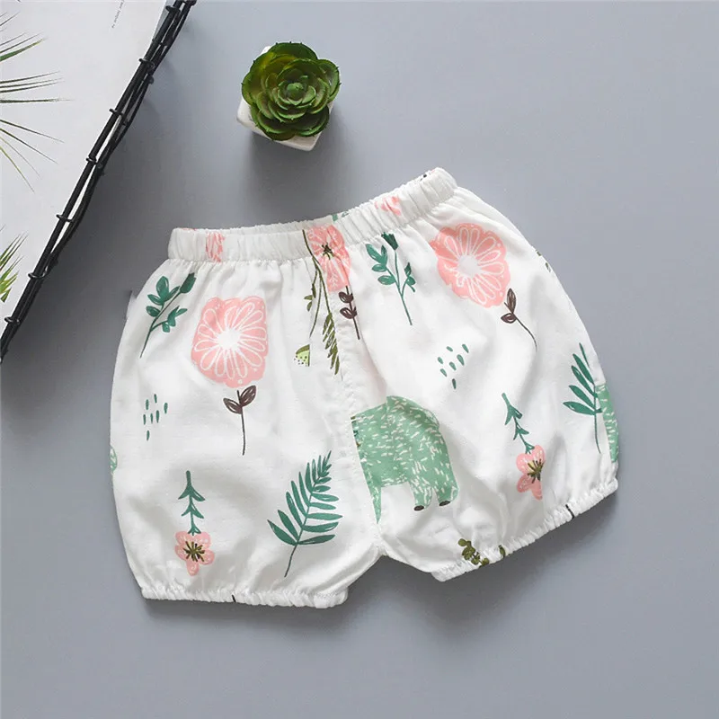 baby bloomers Toddler Baby Boys Girls Cartoon Animals Print Casual Elastic Shorts Summer pantalones cortos #4J25 (11)