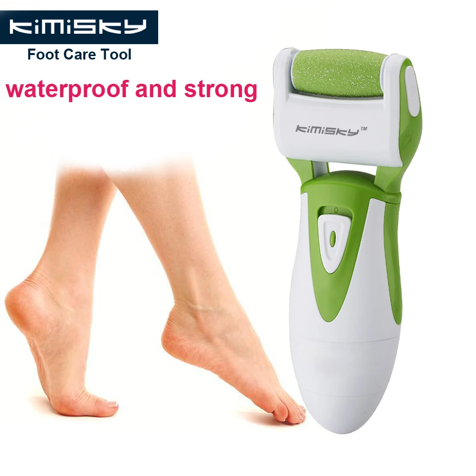 

KIMISKY High Quality Foot Care Tools Waterproof Electric Pedicure Foot File Callus Remover PK Scholls File 1Ps rollers heads