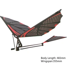 18 дюймов Орел углеродного волокна имитировать птицы сборки хлопающие крыло полета DIY модель самолета игрушка
