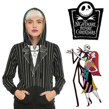 Jack Skellington Costume Nightmare Before Christmas Sweatshirt Jack and Sally Cosplay Reversible Hoodies Halloween Fancy Coat Jack Skellington Costume Nightmare Before Christmas Sweatshirt Jack and Sally Cosplay Reversible Hoodies Halloween Fancy Coat