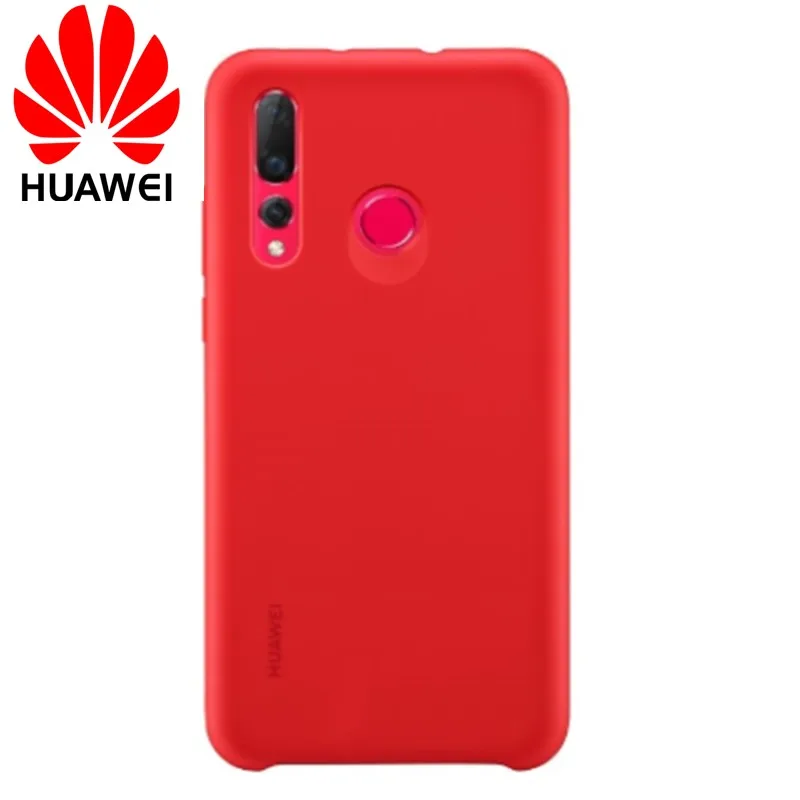 

Original HUAWEI nova 4 case silicone protective Official authentic mobile phone accessories black and red Two colors case