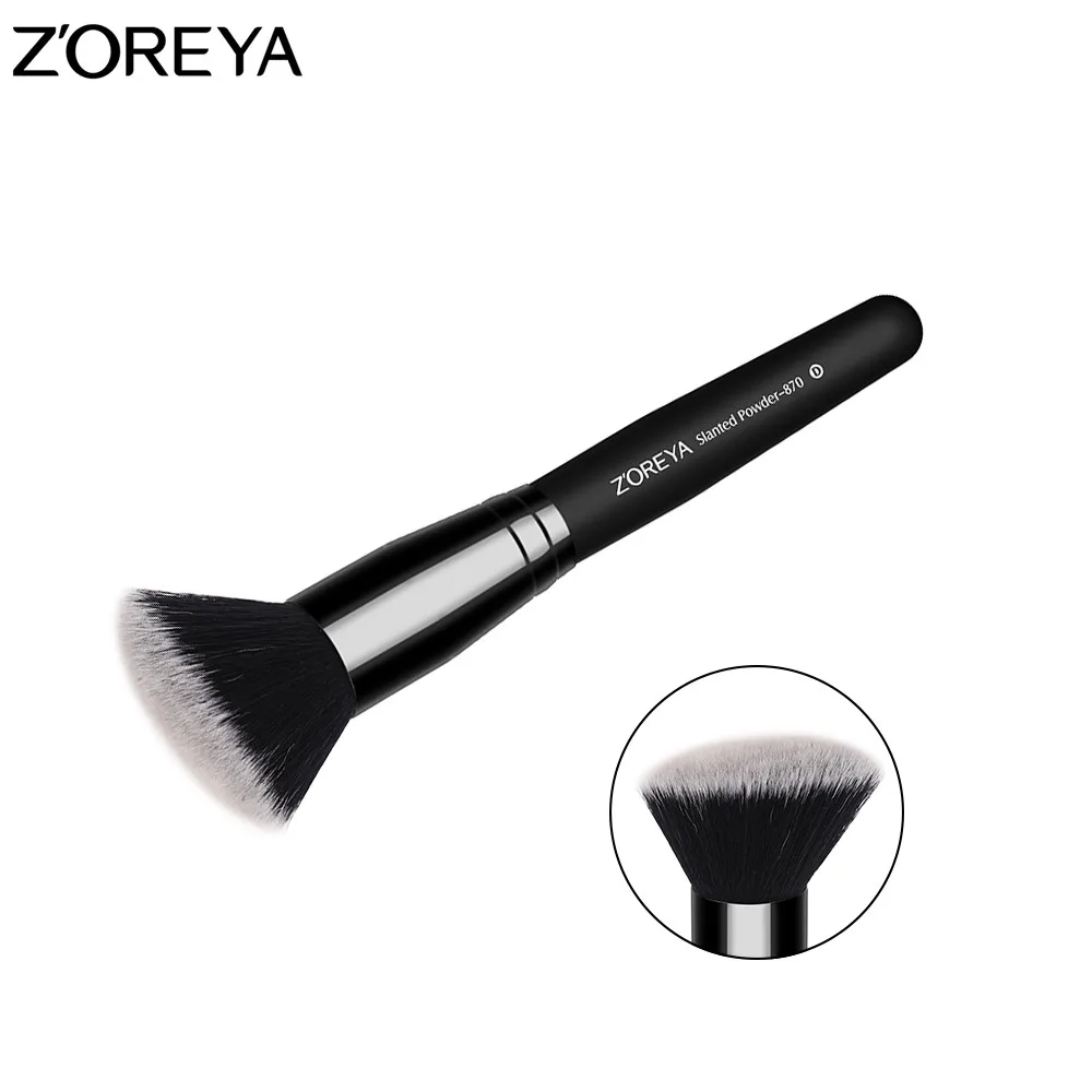 ZOREYA Brand Slanted Powder Brush 1pc Make Up Brushes For Daily Face