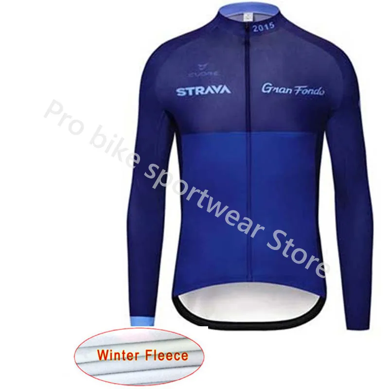 cycling jersey 10 Ropa ciclismo Uniformes Strava Зимняя Теплая Флисовая велосипедная одежда с длинным рукавом для гонок, горного велосипеда Pro team, велосипедная майка - Цвет: cycling jersey 10