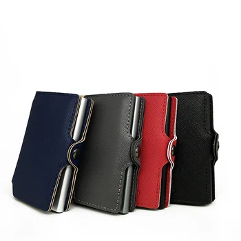 

Aluminum Wallet Credit Card Holder Metal with RFID Blocking Multifunction Men Wallet Travel Metal Case