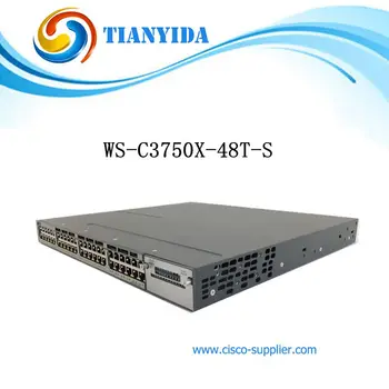 

New Sealed WS-C3750X-48T-S Catalyst C3750X 48 Port Gigabit Ethernet Switch Free shipping
