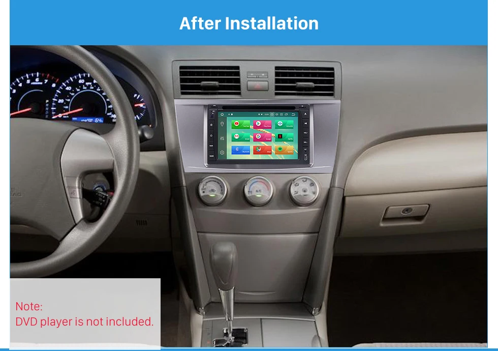 Seicane 173*98 Mm Double Din Mobil 