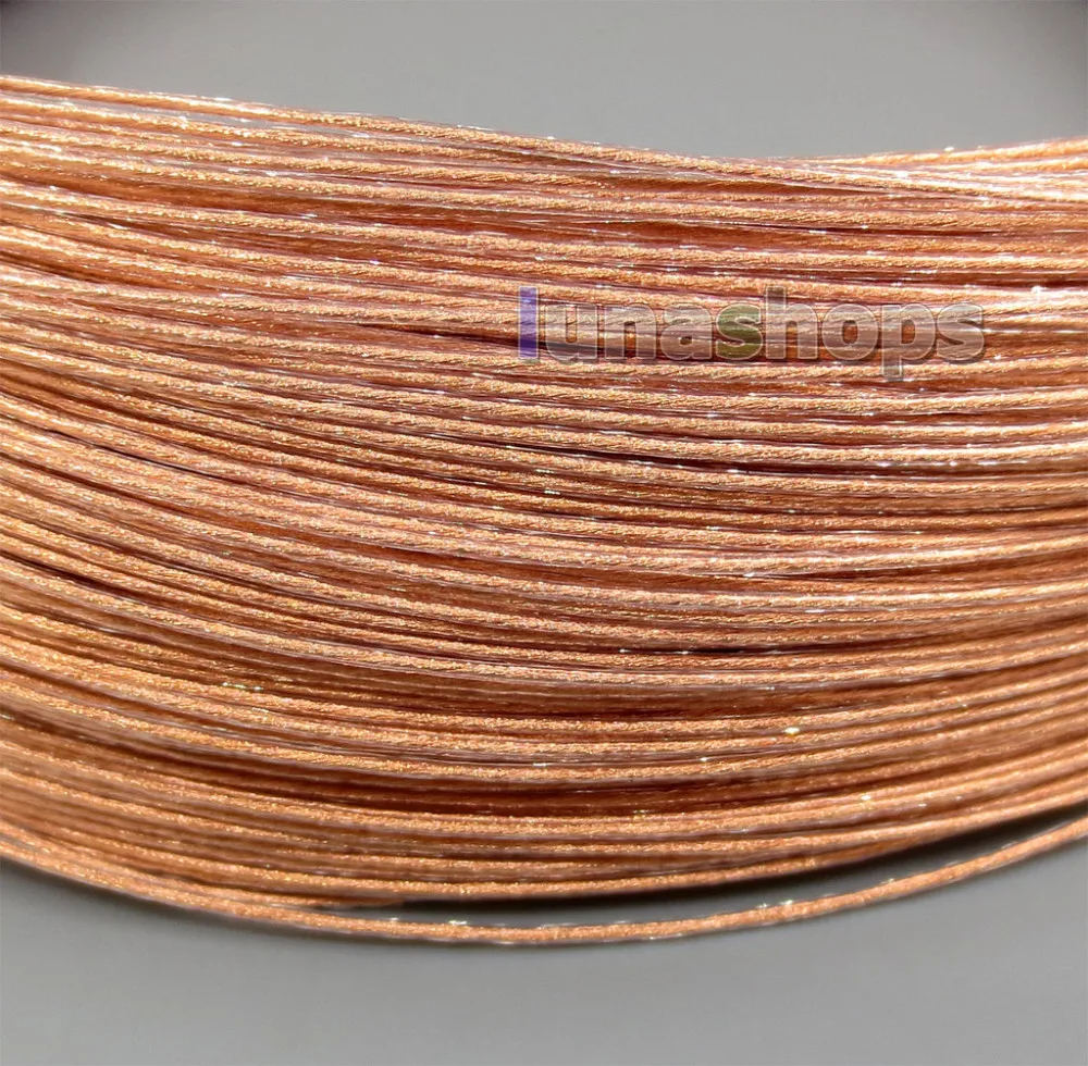 5 м 26AWG Ag99.9% Acrolink чистый 7N OCC медный сигнал тефло кормовой провод кабель 65/0. 05 мм2 диаметр: 0,85 мм для DIY LN005193