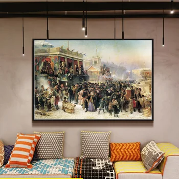 

Classical Figures Oil Painting HD Print Canvas Paintings Retro Wall art Picture for Living room Hotel Decoration