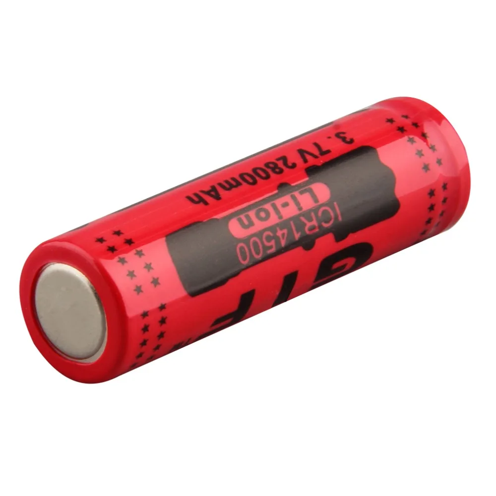 3.7V 2800mAh 14500 Battery Large Capacity Li-ion Rechargeable Battery Replacement For Flashlight Torch Battery