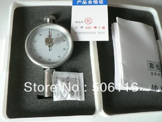 

Rubber Plastic Hardness Tester Shore Durometer Type D Dual Pointer
