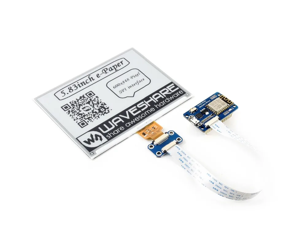 [14138] e-Paper ESP8266 Driver Board e-Paper Adapter5.83inch e-Paper