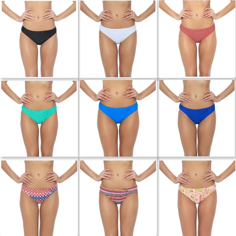 2017 new hot sale black V shape sexy brazilian bikini bottom women swimwear swimsuit trunk tanga micro briefs Panties Underwear (2)