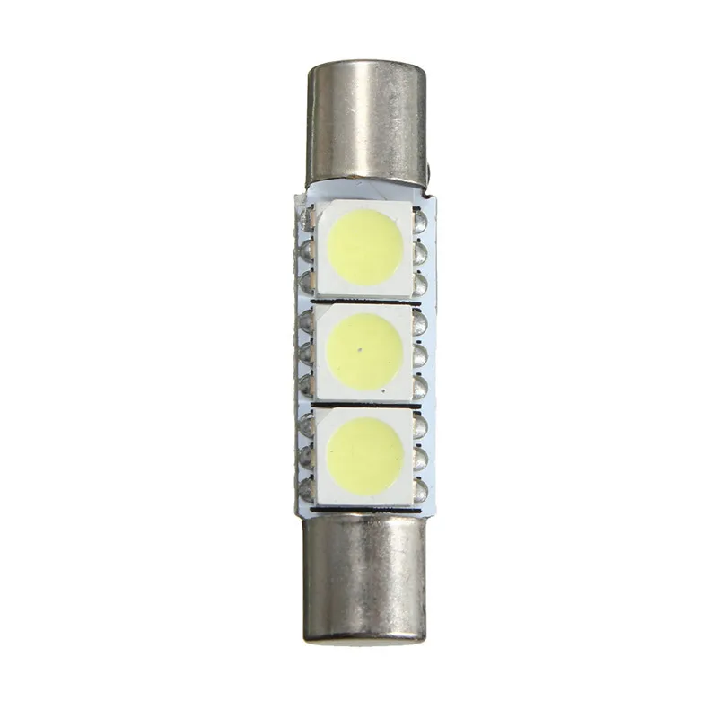 New Arrival 29mm T6 5050 SMD 3LED Lamp Bulb For Car Interior Sun Visor