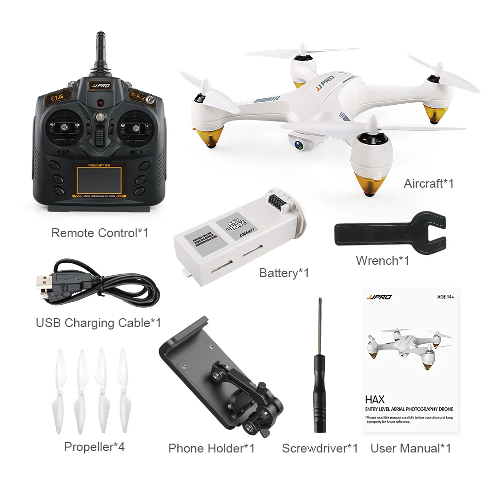 JJRC JJPRO X3 HAX бесщеточный двойной gps 1080P Камера WI FI FPV Drone RC Quadcopter RTF VS EX1 Hubsan H501S H502E|hubsan