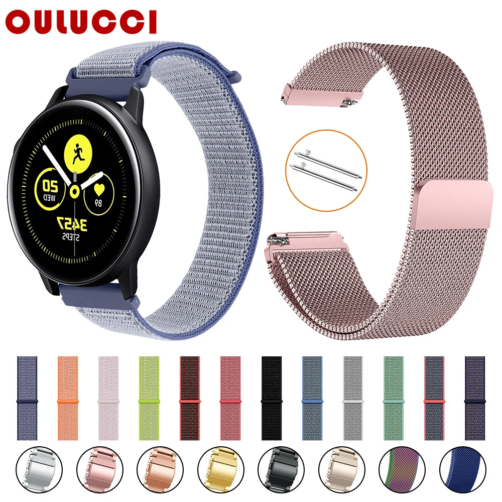 OULUCCI ремешок для часов/ремешок huawei Watch gt 20 мм/22 мм из нержавеющей стали huami amazfit bip band