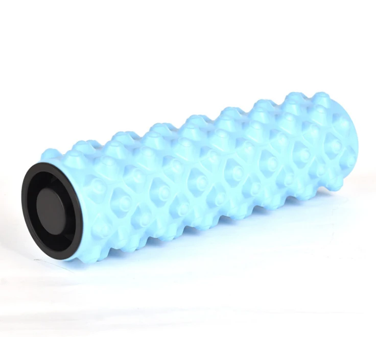 Йога блок фитнес-оборудование валик из вспененного этилвинилацетата Пилатес массаж упражнения спортивный инструмент для гимнастических упражнений массажный ролик для йоги блок - Цвет: Синий