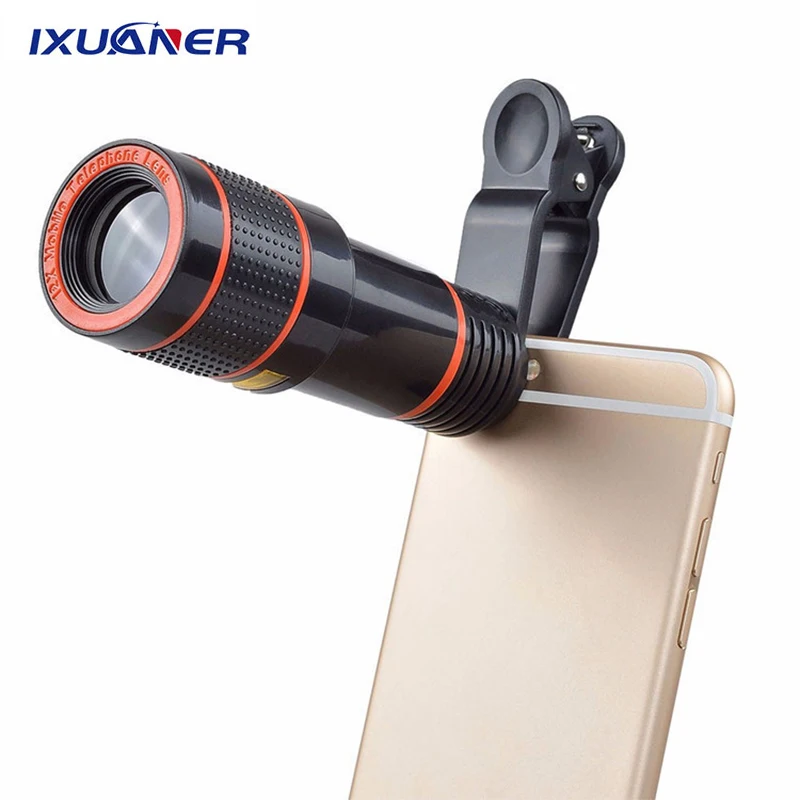 

Universal Clip 8X 12X Zoom Cell Phone Telescope Lens Telephoto External Smartphone Camera Lens for IPhone Samsung Huawei Xiaomi