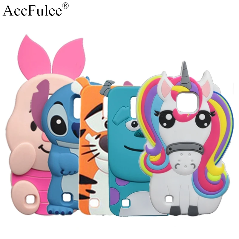 

3D Cartoon Stitch Case For LG X Cam K580 K580DS K580I K580Y Cat Cover Horse Sulley Phone Shell