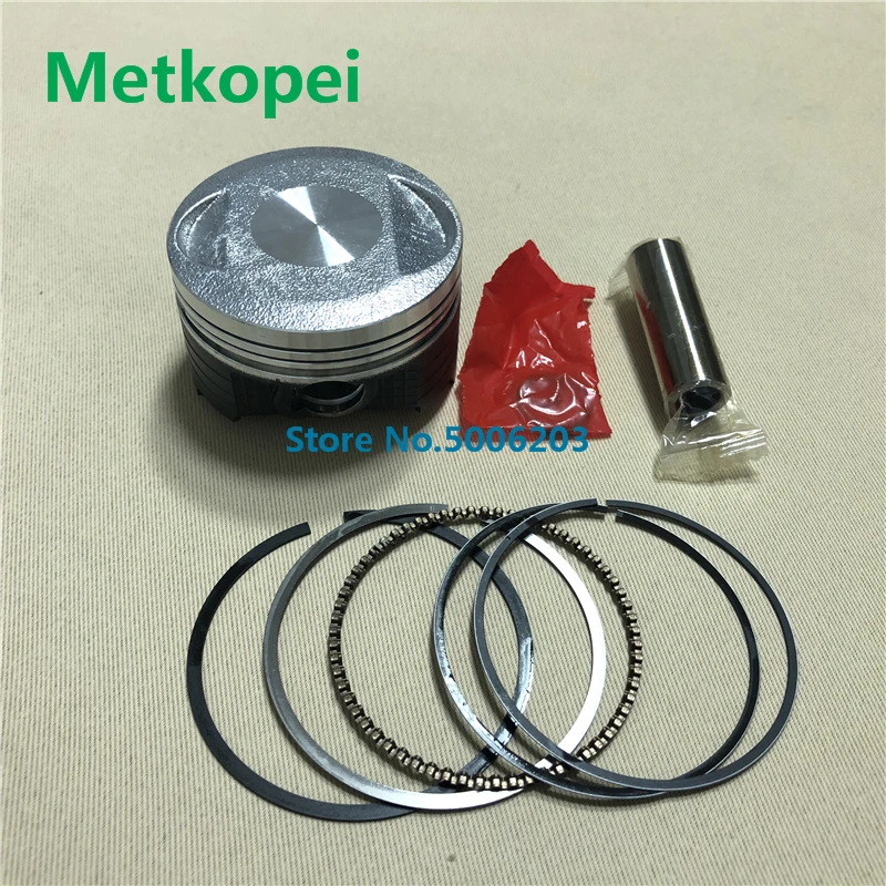 

Motorcycle CG133 CB133 JH125-33 piston 58.5 mm bore 14 mm pin set kit assembly for Honda CG CB 133 egine spare parts