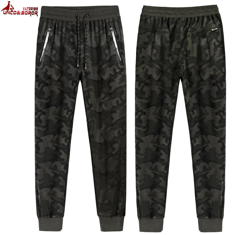Жутко и boror Большие размеры L ~ 6XL 7XL 8XL мужчин Камуфляж Свободные эластичные штаны