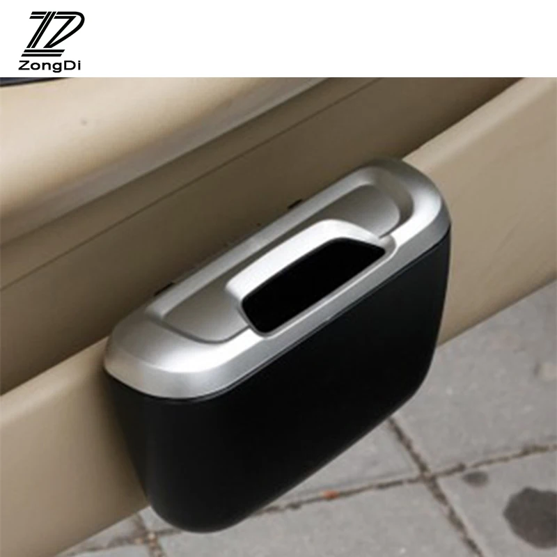 

ZD 1pcs Car Styling Garbage Storage Box Stickers For Citroen C5 C4 C3 Mini Cooper Opel Astra H G J Vectra C Saab Accessories