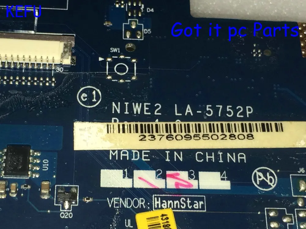 Доступно. Новый Z560 материнская плата NIWE2 LA-5752P для Lenovo с GT310M GPU. | Компьютеры и офис