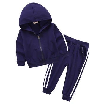 

2020 autumn fashion baby girl clothes cotton long sleeve solid zipper jacket+pants 2pcs bebes tracksuit baby boy clothing set