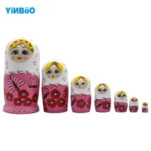 

Wooden Russian Nesting Doll 7 Layer Matryoshka Dolls Home Decoration Craft Nice Gift