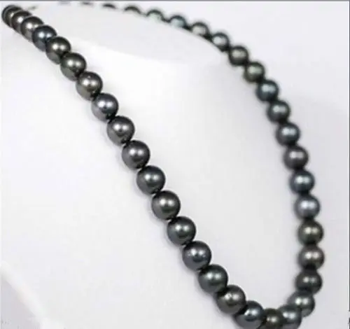 

Free Shipping >>>>>new hot 10-11MM AAA TAHITIAN NATURAL BLACK PEARL NECKLACE
