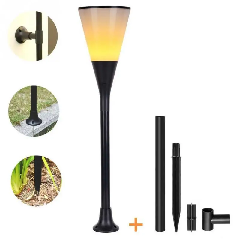 

Solar lights 96 leds Flame Torch Outdoor Sensing Wall lamp Garden Courtyard Lawn Decorative Landscape Wall Lamp