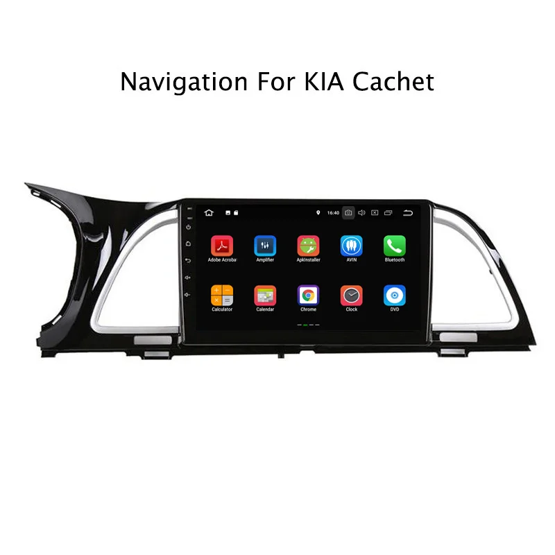 Top 9" 2G RAM 16G ROM Android 8.1 Car DVD Multimedia Player For Kia Cachet K4 2017 GPS Navigation Radio Stereo Audio 3