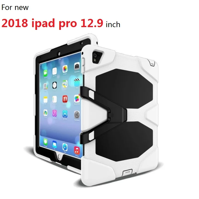 

Suitable for new 2018 iPad pro 12.9" three protective cover high quality plastic + TPU tablet iPad pro 12.9" protective cover