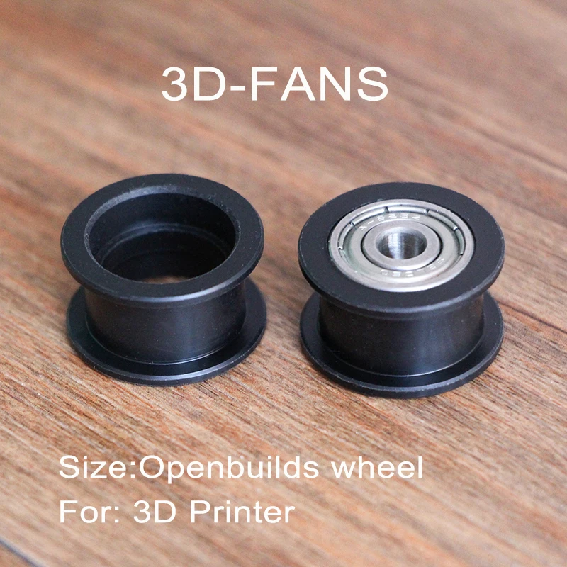 

1pc Openbuilds Plastic POM with 625 Bearings Passive Wheel Perlin idler Wheel for 3D printer