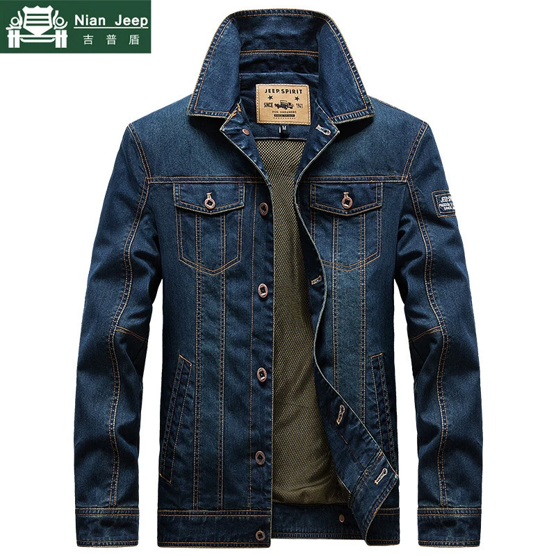 Brand Denim Jacket Men Vintage Streetwear Mens Jackets and Coats Casual High Quality Windbreaker Jeans Coats Male Size M-4XL