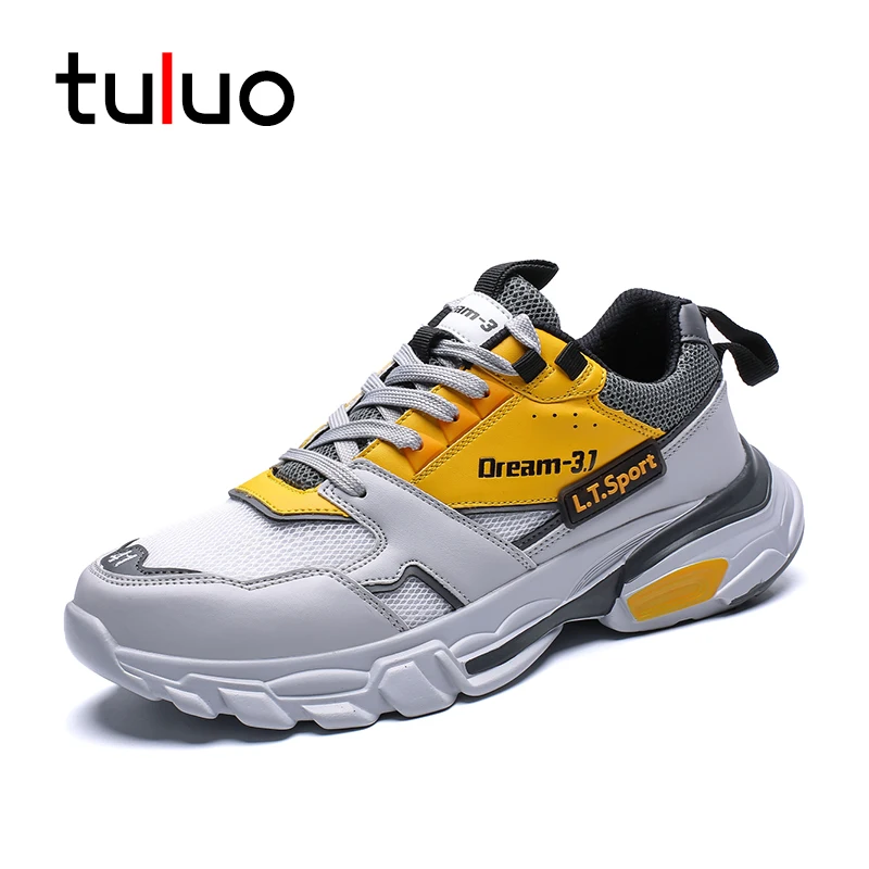 

TULUO Running Shoe for Men Breathable Lightweight Comfortable Mesh Walking Jogging Sneakers for Men Height Increasing Outdoor
