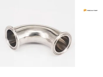 

45mm Pipe O/D SUS304 Stainless Steel Sanitary 1.5" Tri Clamp 90 Degree Elbow Pipe Fitting For Homebrew Diary Product
