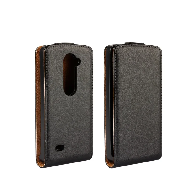 

Vertical Flip Magnetic Leather Case Cover For LG Leon 4G LTE H340N