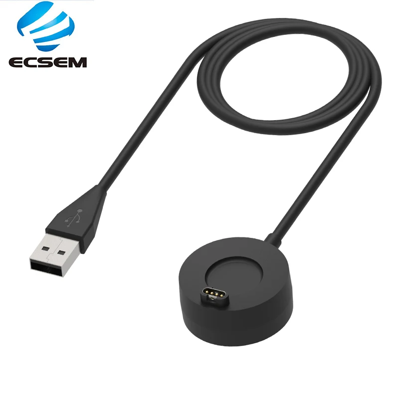 ECSEM USB зарядное устройство для Fenix 5 5x/Approach s10/D2 delta аксессуары для умных часов 100 см зарядный кабель Замена док-станции