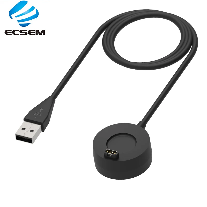 ECSEM USB зарядное устройство для Fenix 5 5x/Approach s10/D2 delta Смарт-часы аксессуары 100 см зарядный кабель Замена док-станции колыбели