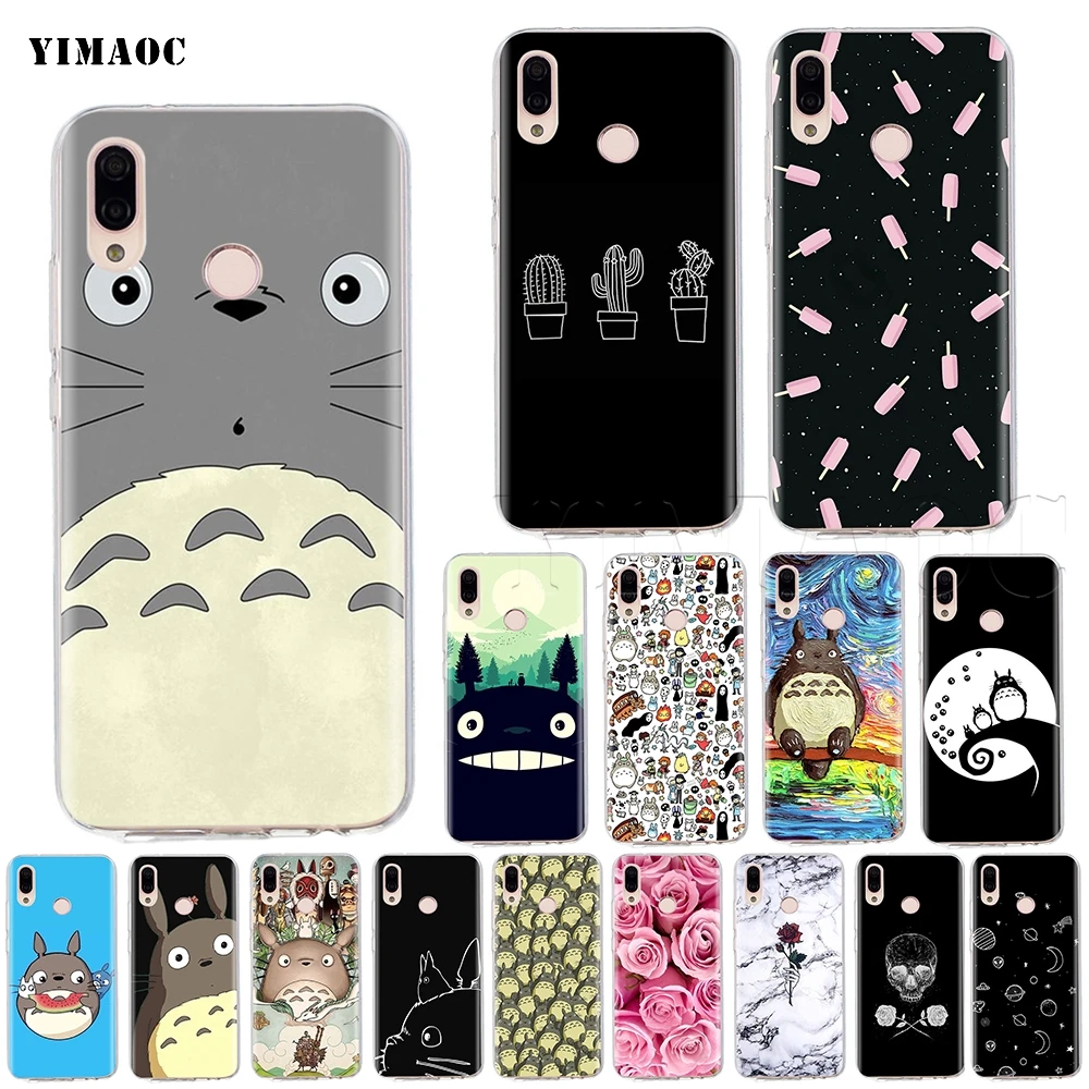 

YIMAOC My Neighbor Totoro Silicone Case for Huawei Honor Mate 20 6a 7a 8x 7c 7x 9 10 Nova 3i 3 Lite Pro