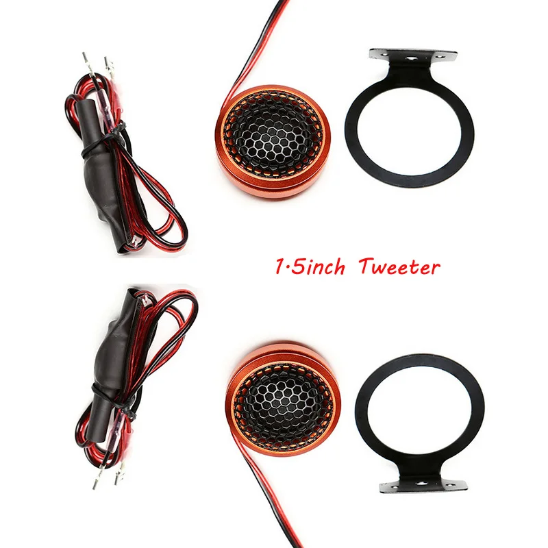 

I Key Buy Brand New High-Quality Paired Car Tweeter Speaker Aluminum Silk Membrane Auto Automobile Audio Conversion Treble Head
